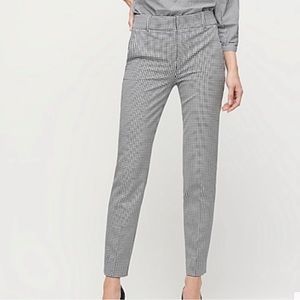 J. Crew Cameron Slim Crop Gingham Check Pant 10